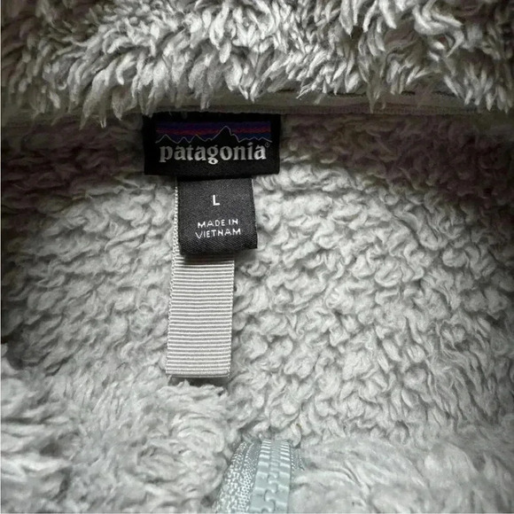 Patagonia Fleece Grey Los Gatos 1/4-Zip Jacket Women’s size Large - Picture 7 of 7